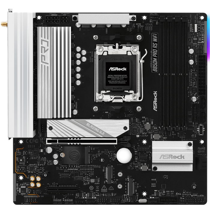 Asrock B850M Pro RS WiFi Micro ATX DDR5 AM5 Asrock B850M Pro RS WiFi Micro ATX DDR5 AM5